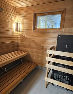Esperi Hoivakoti Vanhakartanon saunatila.