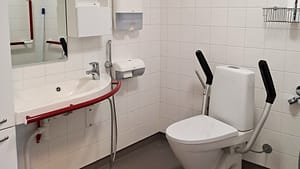 Kuva WC-tiloista.