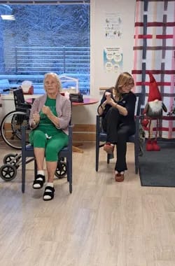 Maanantain tuolijumppaa...