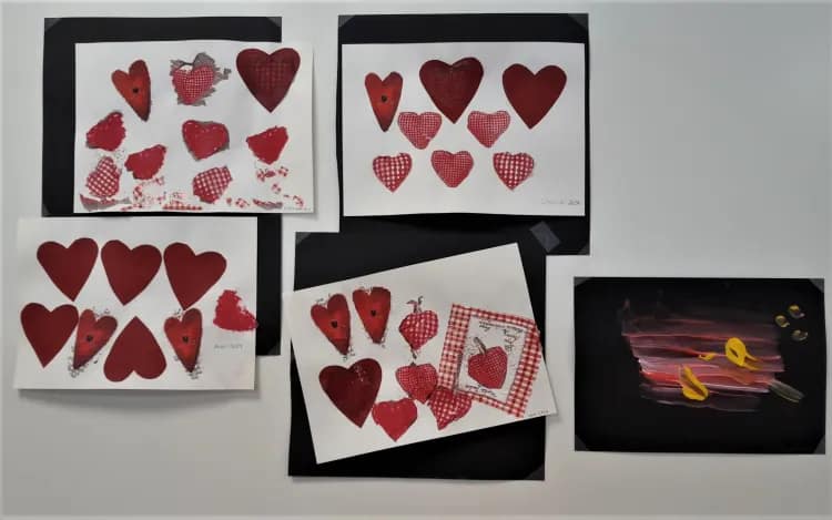 Ystävänpäivä taidetta