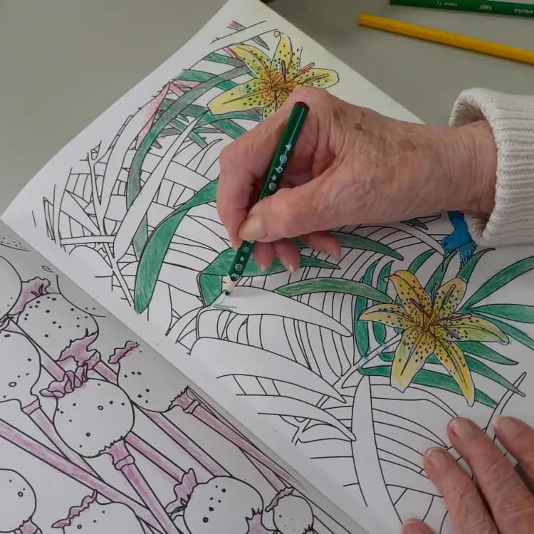 Värityskirjasta löytyy mukavaa väritettävää