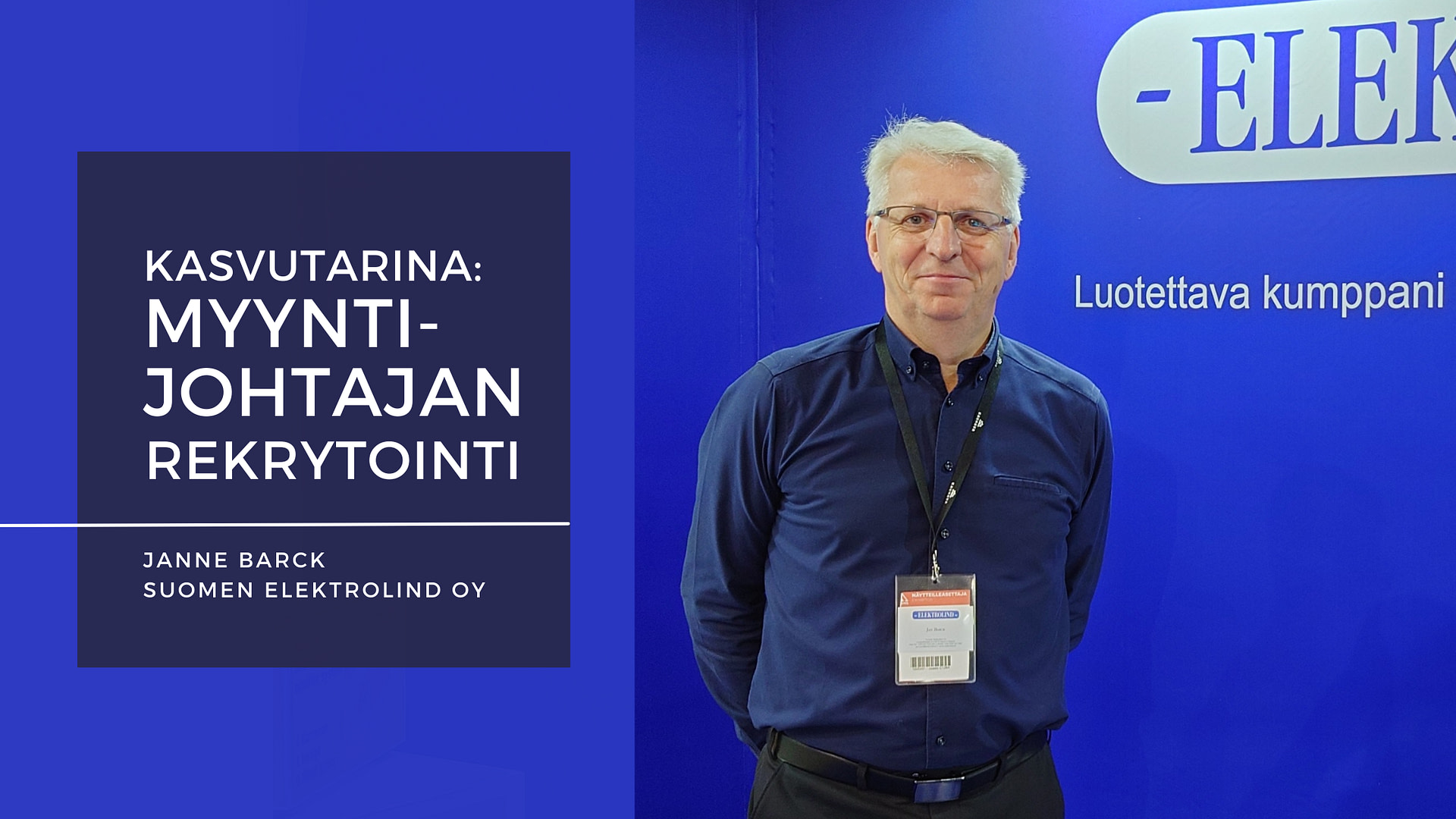 Read more about the article Onnistunut myyntijohtajan rekrytointi: Suomen Elektrolind Oy:n kasvutarina