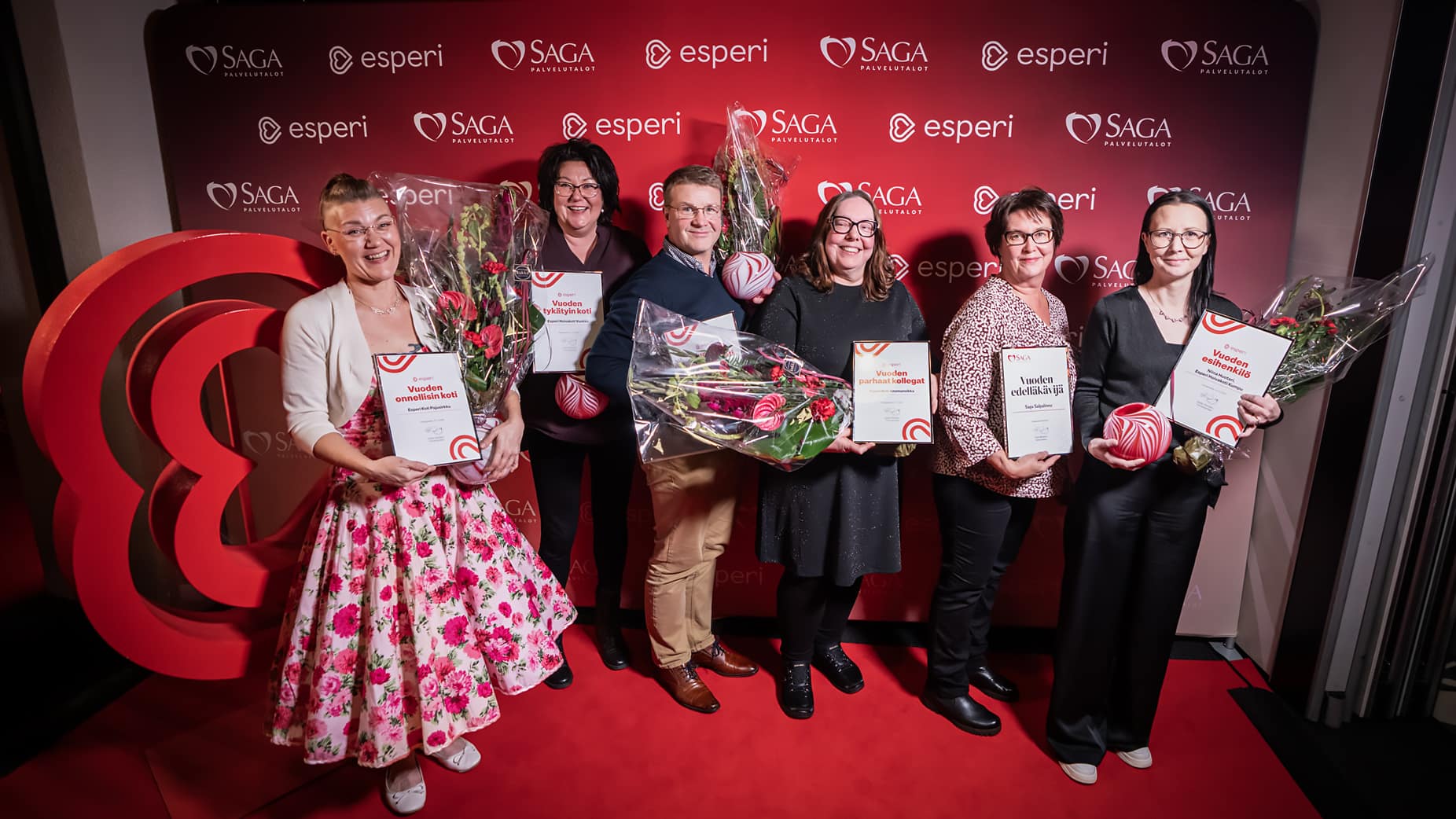 Vuoden onnistujat loistivat Esperi-gaalassa