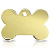 Koiran nimilaatta - Kullattu ISO luu, 24 karaatin kultaus