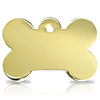 Koiran nimilaatta - Kullattu ISO luu, 24 karaatin kultaus