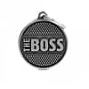 Koiran nimilaatta - BRONX ISO ympyrä "The Boss"