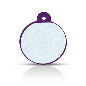 nimilaatta heijastava ISO ympyrä alumiini violetti