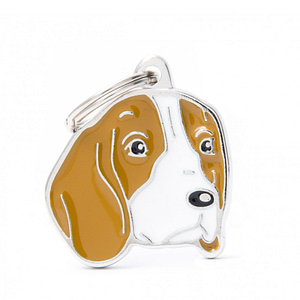 Nimilaatta kaiverruksella - koirarotu-nimilaatta beagle