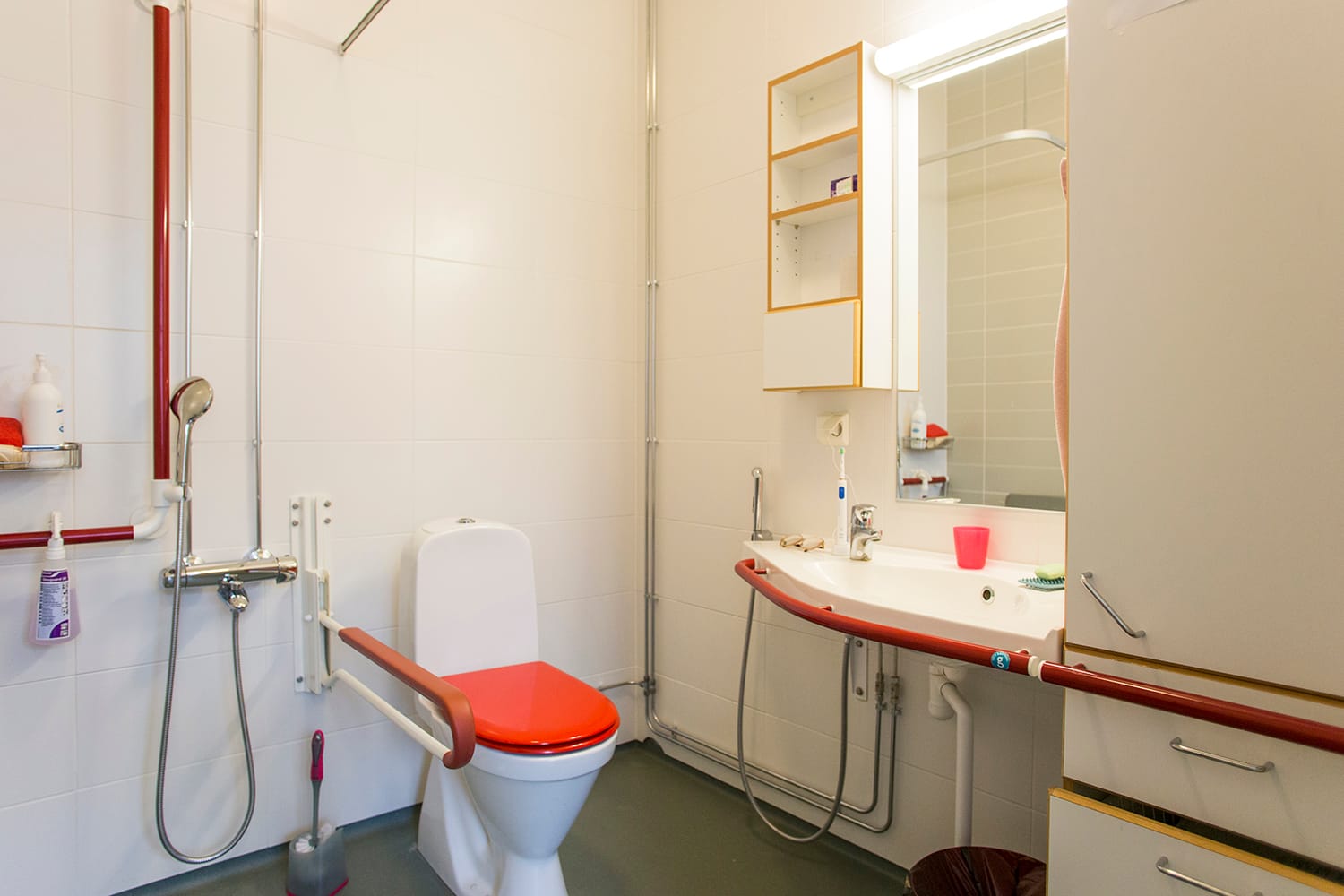 Hoivakodin WC.