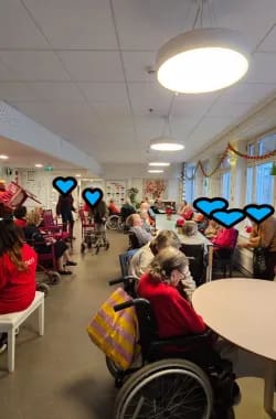 Iloiset asukkaat.
