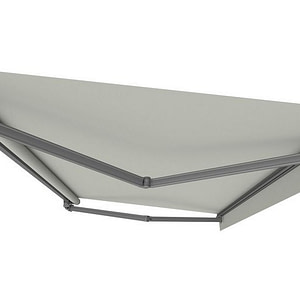 Terassimarkiisi Apollo Swingline veivikäyttö - L 300 cm x UL 150 m, kangas harmaa 314 398