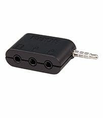 Rode Dual TRRS input and headphone output for smartphones