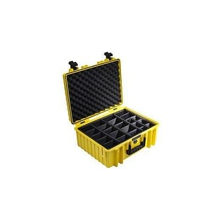 B&W Type 6000 Laukku, Keltainen, jakajilla