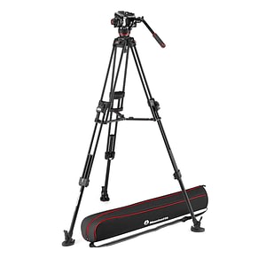 MANFROTTO Videojalusta Kit 504X + 645 Fast Twin Aluminium