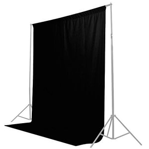 Caruba Background taustakangas 3x6m musta