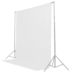 Caruba Background taustakangas 3x6m valkoinen