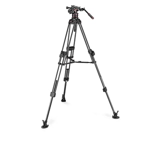 MANFROTTO Jalustakit Video Nitrotech 612 + 645 Fast Twin MS Hiilikuitu