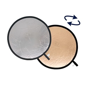 Lastolite Collapsible Reflector 1.2m Sunfire / Silver