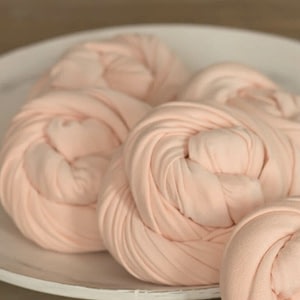 Newborn Photography - Peach Strech Knit Wrap