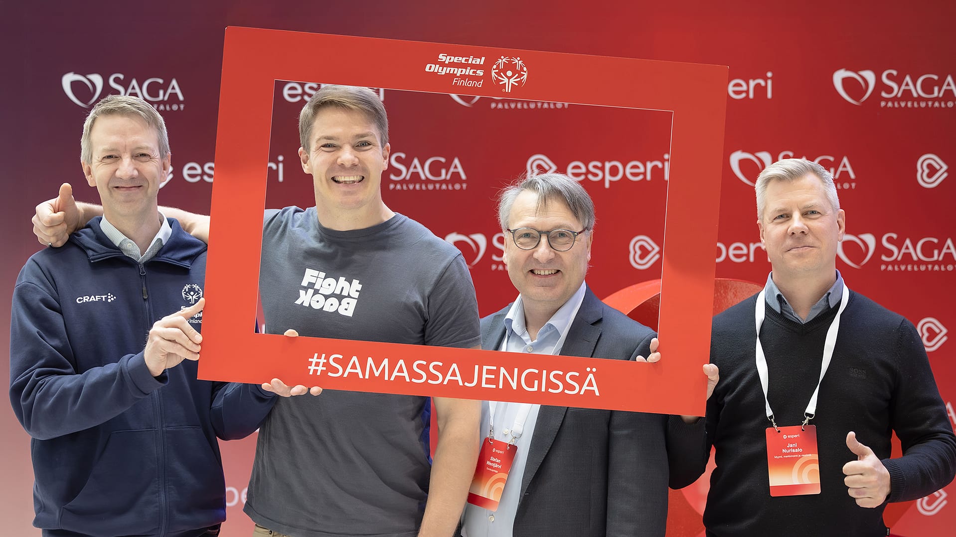 Esperi lähtee mukaan #SamassaJengissä-kampanjaan tukemaan Special Olympics Finlandin Sisujengiä