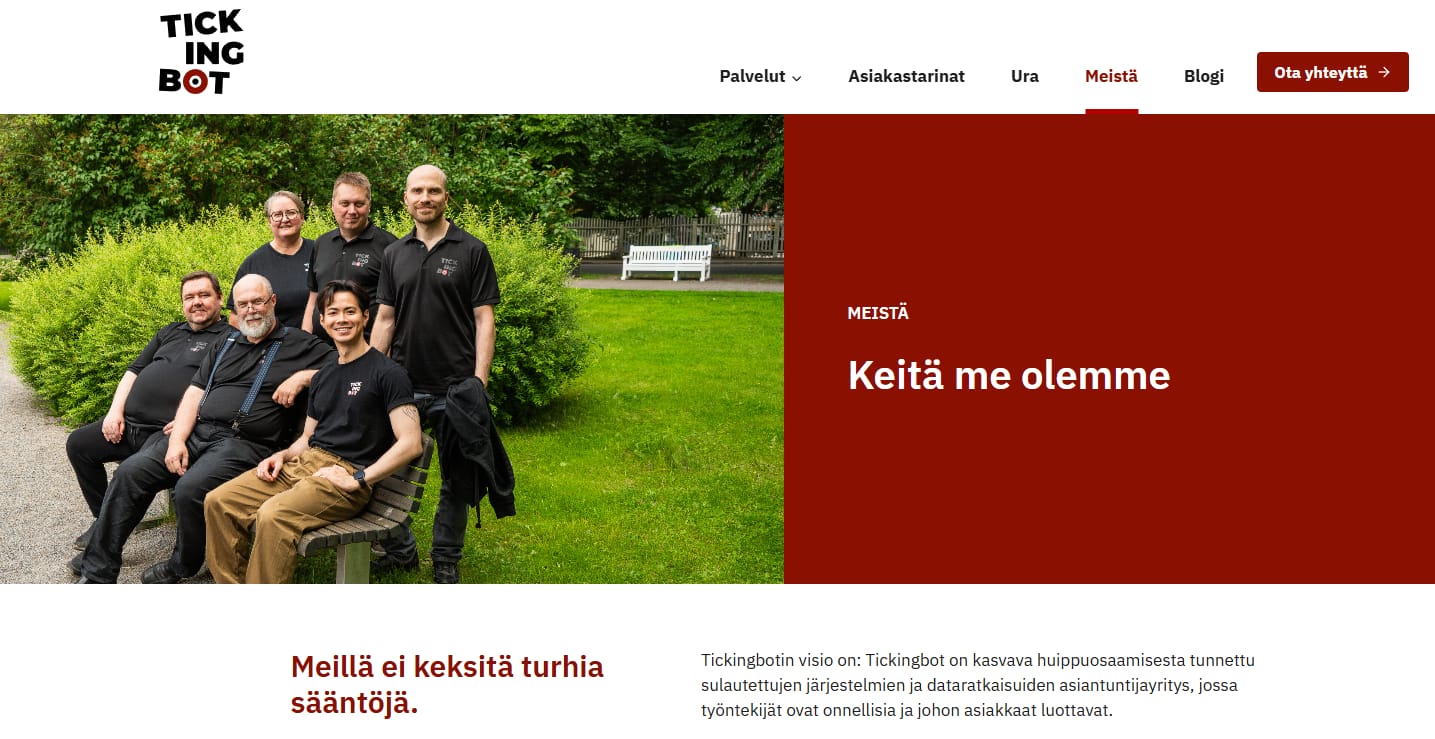 Uudet verkkosivut – moderni ilme ja sujuvampi käyttökokemus