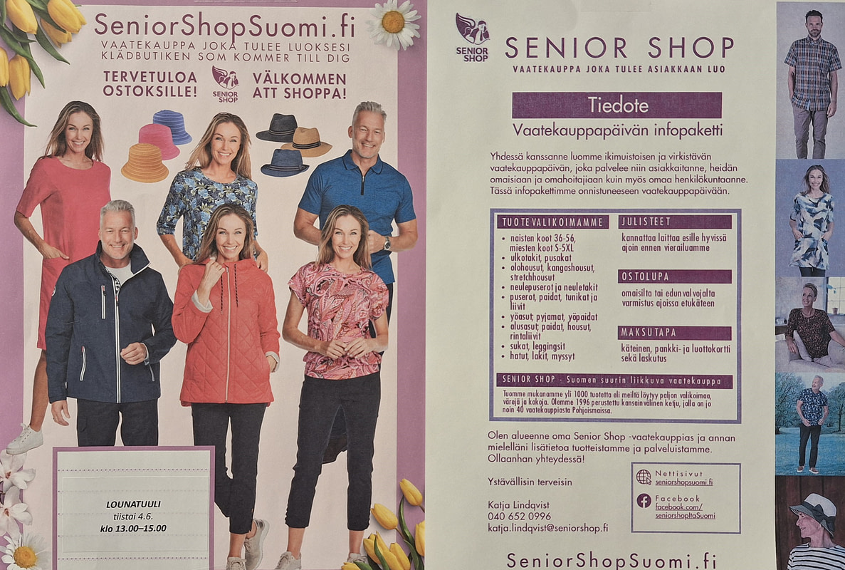 SeniorShop vierailee kesäkuussa