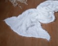 Newborn Photography – Off White Mohair - Like Stretch Knit Wrap - 90cm