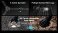 SMALLRIG 3989 HEAVY DUTY CARBON FIBER VIDEO TRIPOD KIT FREEBLAZER