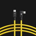 A1000447 Cobra Tether USB C Cable 10G 10m CtoC Angled Yellow Product 1F1F1F.jpg