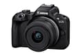 Canon EOS R50 Black FrontSlantLeft RF S18 45mm(BK)