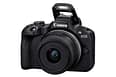 Canon EOS R50 Black FrontSlantLeft RF S18 45mm(BK) Flash