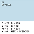 Superior Background Paper 02 Sky Blue 2 72 X 11m Full 585102 5 43235 348