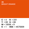 Superior Background Paper 39 Bright Orange 2 72 X 11m Full 585139 5 43254 828