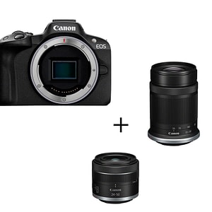 Canon EOS R50 + RF-S 18-45mm F4.5-6.3 IS STM + RF-S 55-210mm F5-7.1 IS STM kit