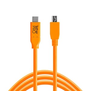 Tether Tools USB-C - USB 2.0 Micro-B 5-pin suorakuvauskaapeli