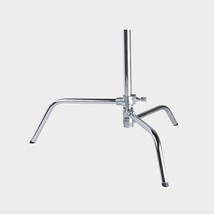 KUPO CL-40M 40" MASTER C-STAND WITH SLIDING LEG & QUICK-RELEASE SYSTEM - SILVER