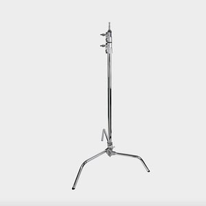 KUPO CS-30M 30" MASTER C-STAND WITH SLIDING LEG SILVER