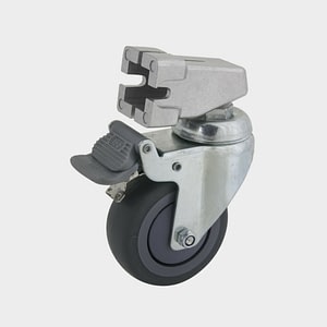KUPO KC-080S 75MM CASTER WITH BRAKE 22MM SQUARE ADAPTER SET OF THREE
