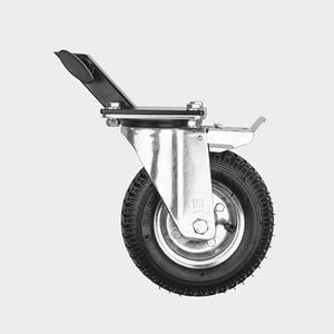 KUPO KS215S 8"/ 215MM CASTER WITH BRAKE 25MM SQUARE ADAPTER SET OF THREE