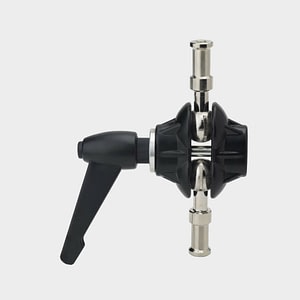 KUPO KS-103 DOUBLE BALL JOINT ADAPTER WITH DUAL 5/8" (16MM) STUDS