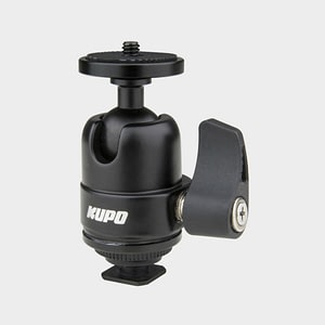 KUPO KS-CB07 MIDI BALL HEAD WITH HOT SHOE MOUNT