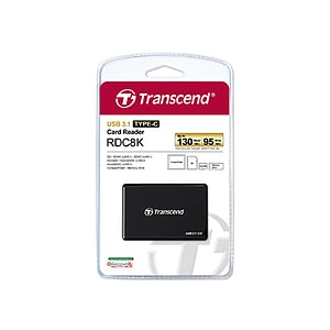 Transcend USB-C muistikortinlukija (SD, microSD, CF)