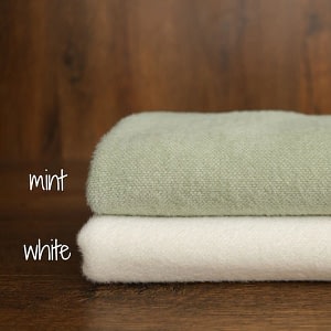 Newborn Photography - Newborn Beanbag Fabric Backdrop White