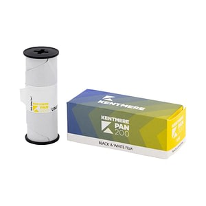 Kentmere Pan 200, 120 mustavalkea Filmi.