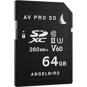 angelbird sdxc 64gb v60