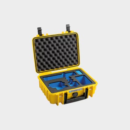 BW Outdoor Case Type 1000 for GoPro Hero 11 (fits even GoPro Hero 9/10), Yellow