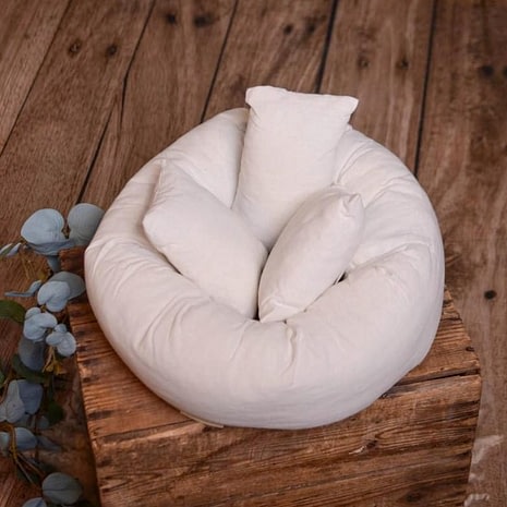 Newborn Photography - Ringpillow + 3 pillows set