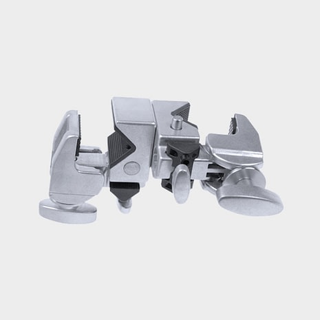 KUPO KCP-720 DOUBLE CONVI CLAMP - SILVER