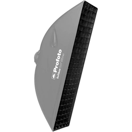 Softbox 1x4 Silver 45 Softgrid Fade Medium