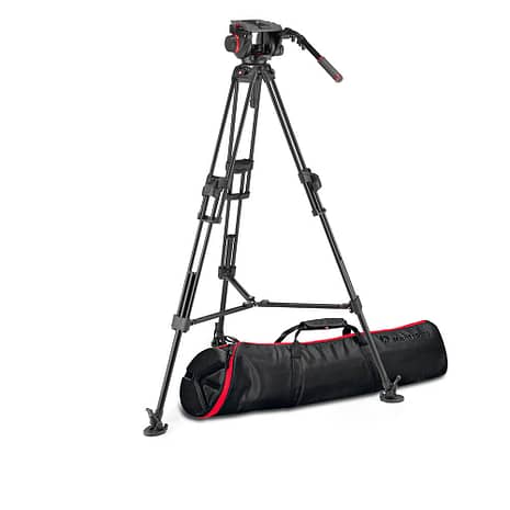 MANFROTTO Jalustakit Video 509 + 645 Fast Twin MS 2 in 1 Alumiini